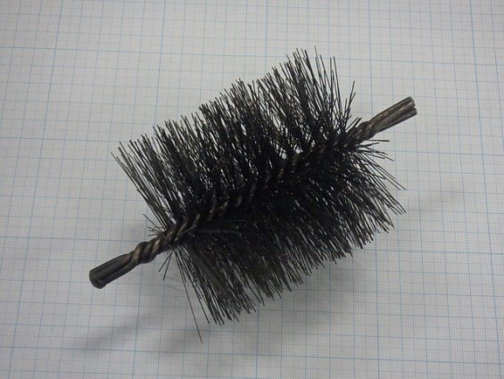 Щетка-ерш стальной Д82х100х160х3.0х0.3мм D82х100х160х3.0х0.3mm диаметр-Ф82мм длина ворса-100мм длина