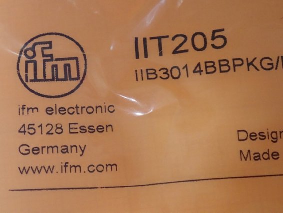 Индуктивный датчик ifm IIT205 IIB3014BBPKG/M/V4A/US-104-DPS Made in Romania