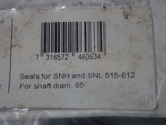 Уплотнение корпуса SKF TSN515L Seals for SNH and SNL 515-612 For shaft diam.65 комплект из четырех р