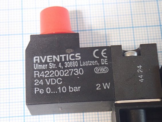 Пневмораспределитель AVENTICS 0820038152 R422002730 24VDC 0...10bar 2W
