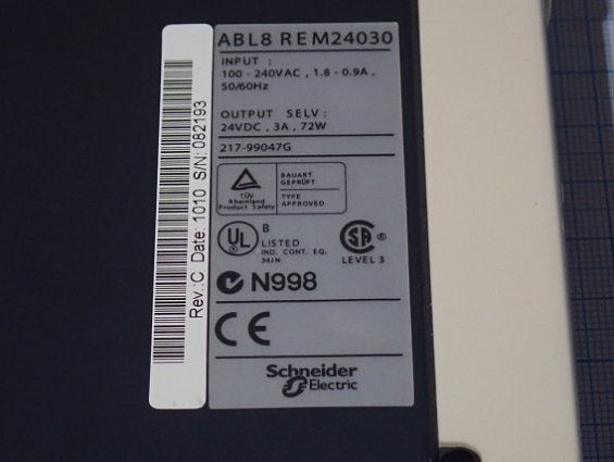 Блок питания Schneider Electric ABL8REM24030 940558 100-240VAC 24VDC 3A 72W