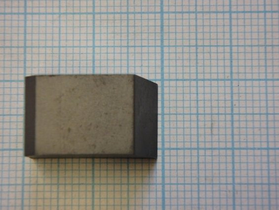 Твердосплавная напайка для отрезного резца Т5К10 13411 ГОСТ 2209-90; 17163-90