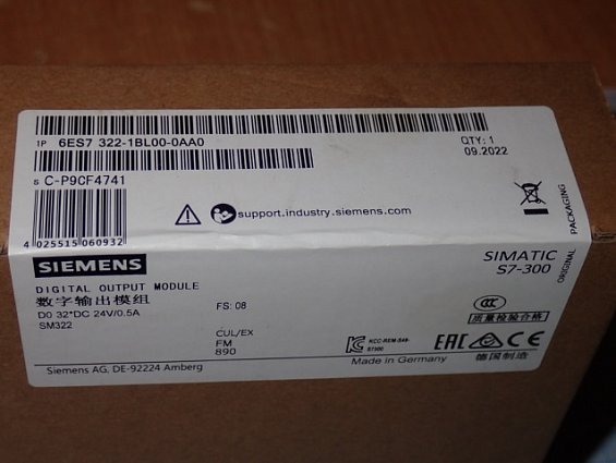 Модуль SIEMENS 6ES7 322-1BL00-0AA0