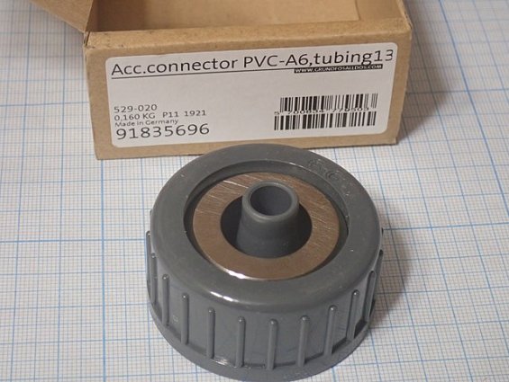 Переходник GRUNDFOS Acc.connector PVC-A6,tubing13 91835696 529-020 DN20 PVC 13/20