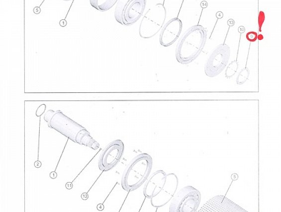 Стопорная гайка EVOLUTION 50003819 APR26 501102 оси ролика пресс-гранулятора MAGUIN