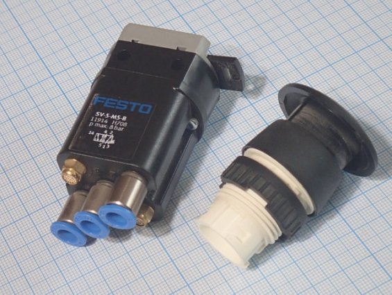Распределитель пневматический FESTO SV-5-M5-B 11914