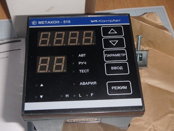 Регулятор МЕТАКОН-515-Р0-У-0 КонтрАвт микропроцессорный измерительный для построения автом
