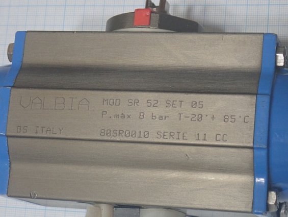 Пневмопривод VALBIA SR52 80SR0010