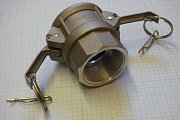 Соединение 150-D тип. D38мм.ПРИЕМНАЯ ЧАСТЬ С ВНУТРЕННЕЙ РЕЗЬБОЙ КАМЛОК "CamLok" для шлангов рукавов