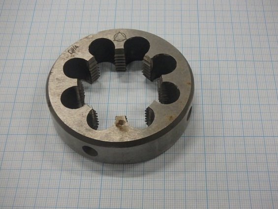 Плашка G11/4 дюймовой размерности ГОСТ9740-71 круглая ручная