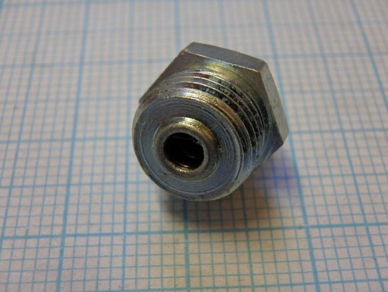 Пресс-масленка коническая оцинкованная H1 G1/8" PTF-VZ-SK-SW 11 прямая закаленная