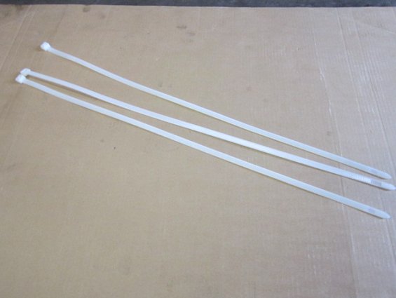 Стяжка кабельная хомут нейлоновый белый 12х750мм СТ11-12-750 100шт в упаковке