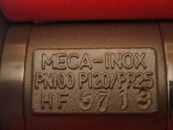 Кран шаровой шаровый meca-inox ps4LtGNI 020 LODL PN100 PI20/PR25 температура -50С/+190С