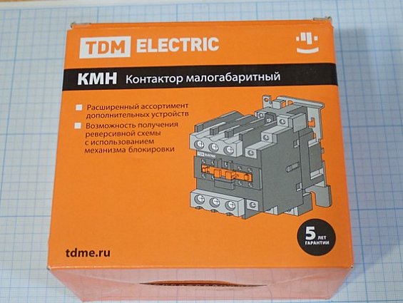 Контактор TDM КМН-35012 50А 230В АС-3 1НО 1НЗ SQ0708-0024