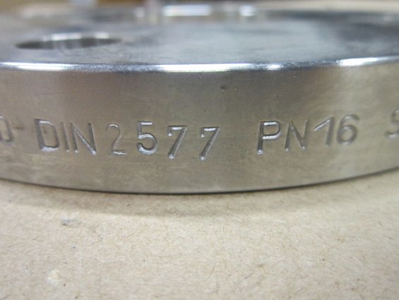 Фланец плоский приварной DN65/70 DIN2577 PN16 SA182 из нержавеющей стали F304/304L 103977