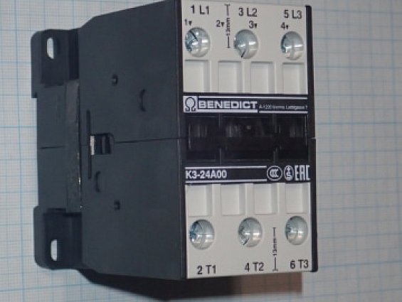 Контактор BENEDICT K3-24A00 24A
