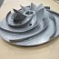 Колесо рабочее impeller насоса fapmo-150-450 из кислотостойкой нержавеющей стали вес-24.5кг
