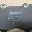 Колодки тормозные передние дисковые fenox bp43197 brake pads toyota 04465-60320 4605a472 4605a481