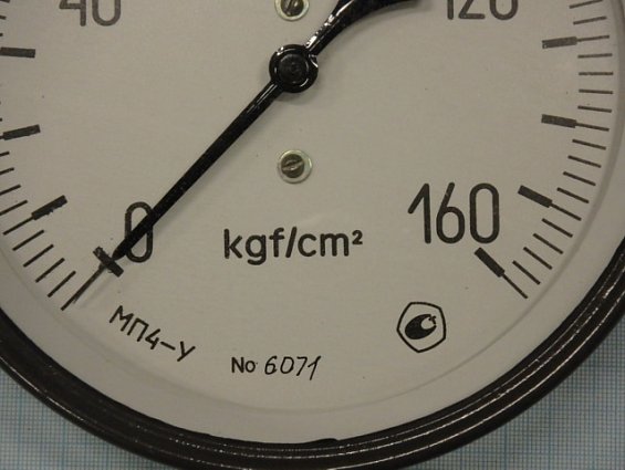Манометр МП4-У 0-160kgf/cm2 кл.т.1.5 диаметр корпуса Ф160мм IP40 М20х1.5 РШ У2