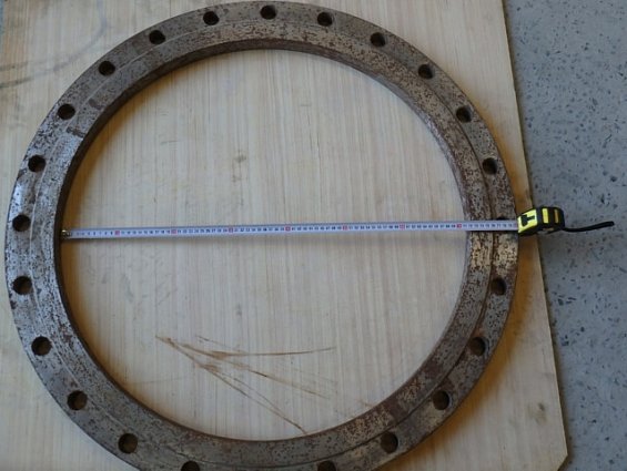 Фланец стальной плоский приварной 1-700х10 ГОСТ 12820 Ст.20 диаметр внутренний 720мм