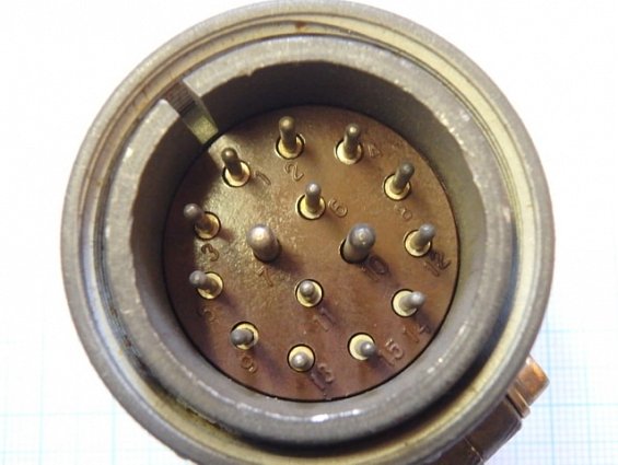 Разъем вилка кабельная ШР36П15ЭГ4 1983г.в.