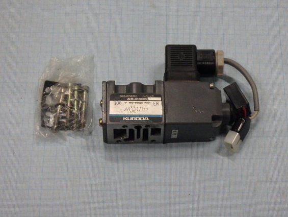 Клапан электромагнитный АS-2406 100V 50-60Hz NO SOLENOID VALVE KURODA