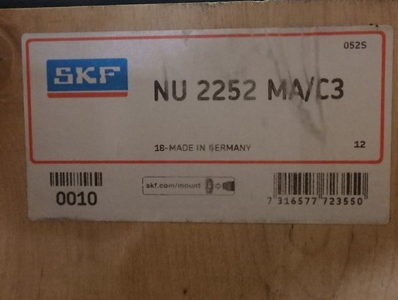 Подшипник SKF NU2252MA/С3 18-MADE IN GERMANY