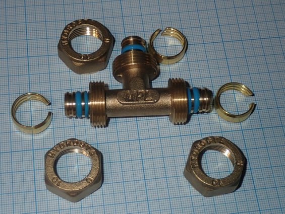 Тройник HYDROSTA MPL T16 16Х16Х16