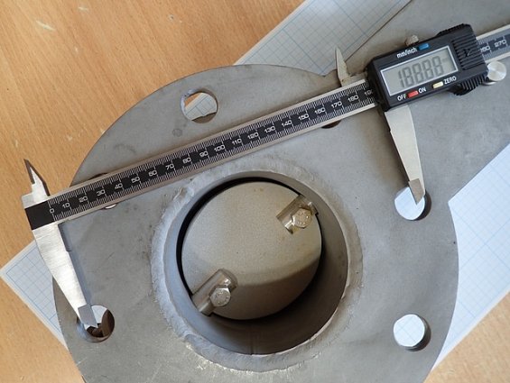 Затвор поворотный дисковый DN100 нержавеющий не герметичный зазор-2мм для сыпучих материалов