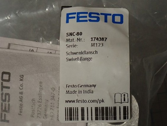 Фланец с осью FESTO SNC-80 174387 Swivel flange