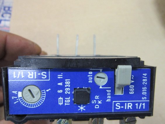 Реле тепловое s-ir1/1 S-IR1/1 ~660V 1-1.7A TGL29381 VDE0660 IEC292-1 SCHALTELEKTRONIK ESGO GMBH ГЕРМ