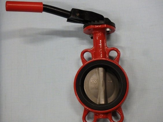 Затвор ЗПВЛ-FLN(w)-5-100-MN-E DN100 Ду100 PN16 Ру16 поворотный дисковый межфланцевый