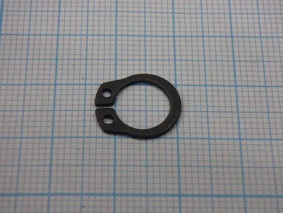 Кольцо стальное пружинное стопорное d10мм DIN471 ГОСТ13942 наружное для вала эксцентрическое