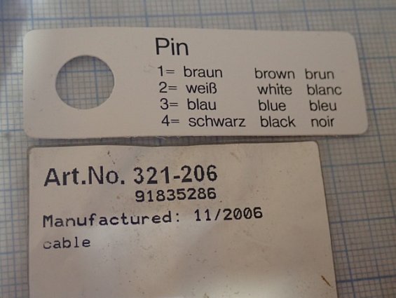 Кабель cable ESCHA Art.No. 321-206 91835286 LifYY-0 4х0,34 Made in Germany