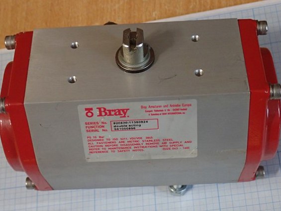 Пневмопривод Bray DA0830 920830-11350824 double acting двойного действия для привода повор