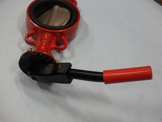 Затвор ЗПВЛ-FLN(w)-5-100-MN-E DN100 Ду100 PN16 Ру16 поворотный дисковый межфланцевый