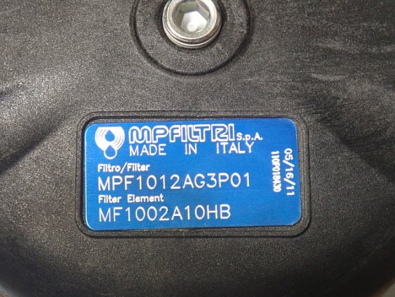 Фильтр гидравлический MPFILTRI MPF1012AG3P01 MADE IN ITALY