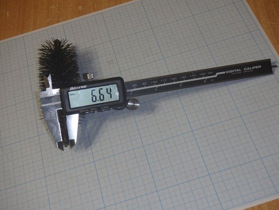 Щетка-ерш стальной Д44х95х140х3.0х0.4мм D44х95х140х3.0х0.4mm диаметр-Ф44мм