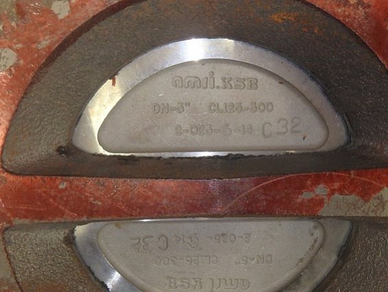 Клапан обратный DN125 PN10/16/ANSI AMRI KSB C1 G/H/A 025 3T6K1A межфланцевый двухстворчатый