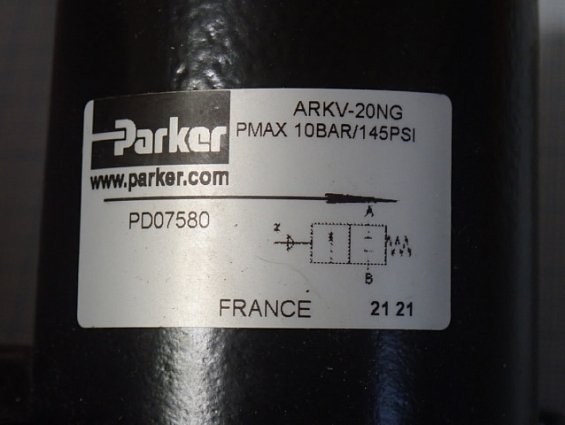 Клапан Parker ARKV-20NG PD07580 Putsch 1003229 E-03360226