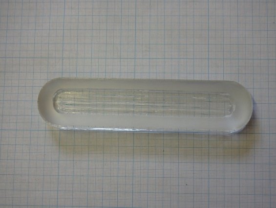 Стекло для указателя уровня жидкости 12кч11бк N2 140х34х17мм 3.5МПа стекло Клингера рифленое рефлекс