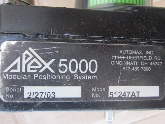 Позиционер APEX 5000 Modular Positioning System 51247AT производитель AUTOMAX INC