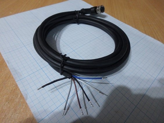 Кабель Aventics R419800109 m12 5-конт connecting cable m12-ed02-L2.5m длина кабеля 2.5m