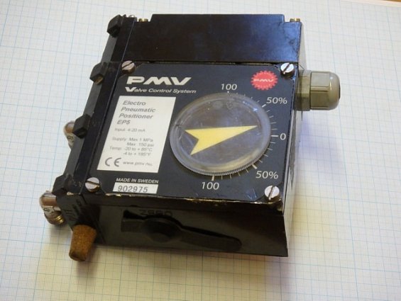 Позиционер электропневматический PMV EP5 4-20mA Electro Pneumatic Positioner бывший в употреблении