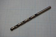 Сверло Ф8.4 8.4х100х160 А1 Р6М5К5 спиральное с цилиндрическим хвостовиком общая длина 160мм длина ра