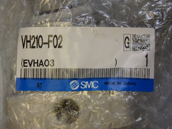 Пневмораспределитель с ручным управлением smc vh210-f02 evha03 G1/4