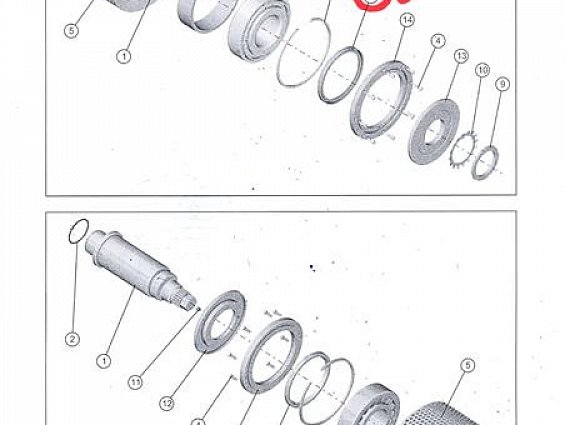Прокладка EVOLUTION 50005898 180х215 viton пресс-гранулятора EVOLUTION-8250 EVOLUTION-8105