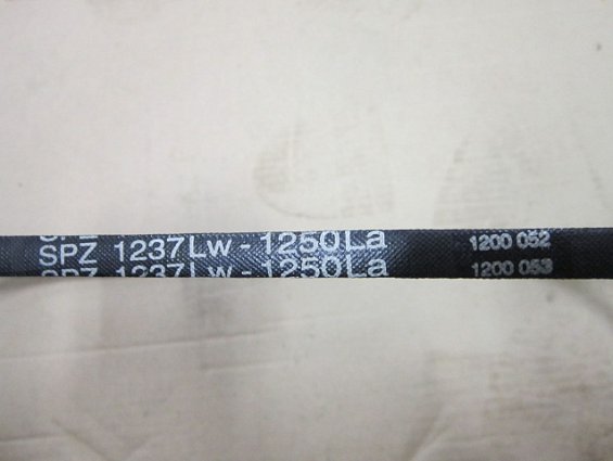 Ремень клиновой SPZ 1237Lw 1250La GUFERO RUBBER PRODUCTION ЧЕХИЯ