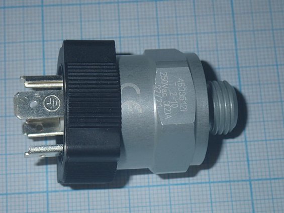 Реле давления EUROSWITCH 4633612i NC NO T2-10 250Vac 3(2)A G1/4 2-10bar регулируемое реле давления