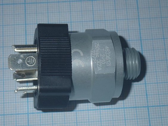 Реле давления EUROSWITCH 4633612i NC NO T2-10 250Vac 3(2)A G1/4 2-10bar регулируемое реле